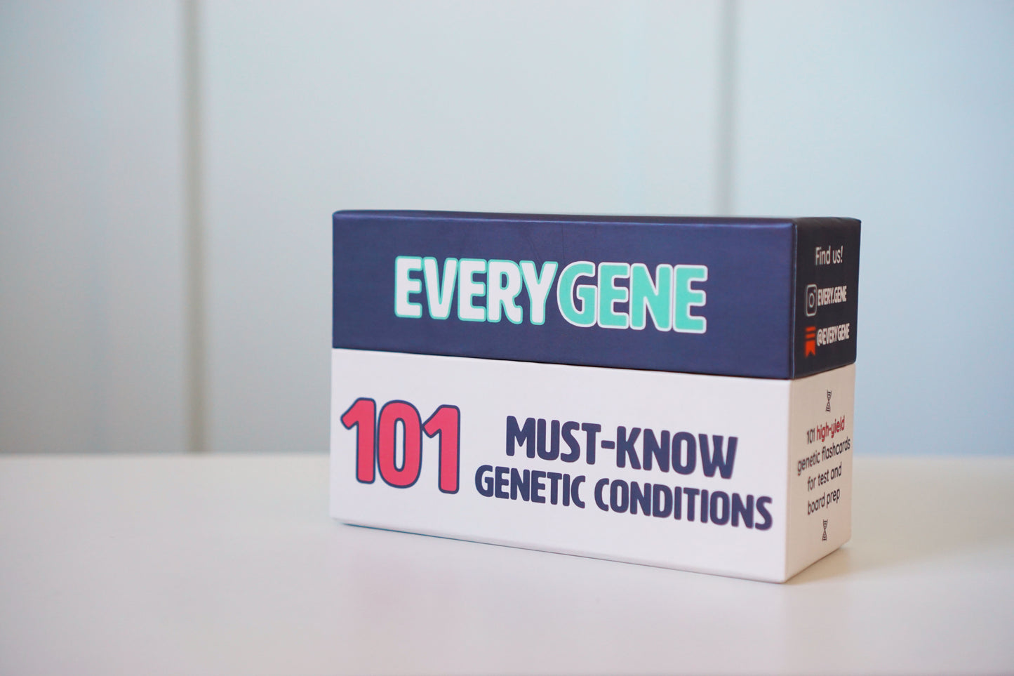 EveryGene Flashcards: 101 Must-Know Genetic Conditions